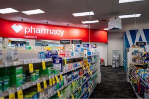 Interior of a CVS Pharmacy store